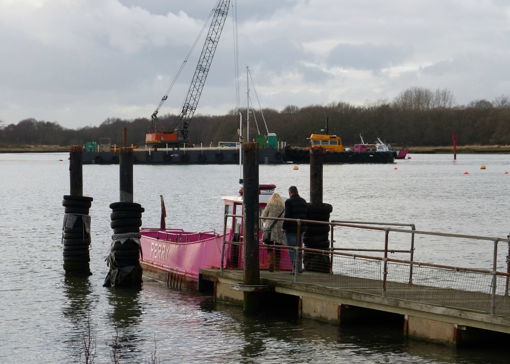 the pink ferry by quietpurplehaze