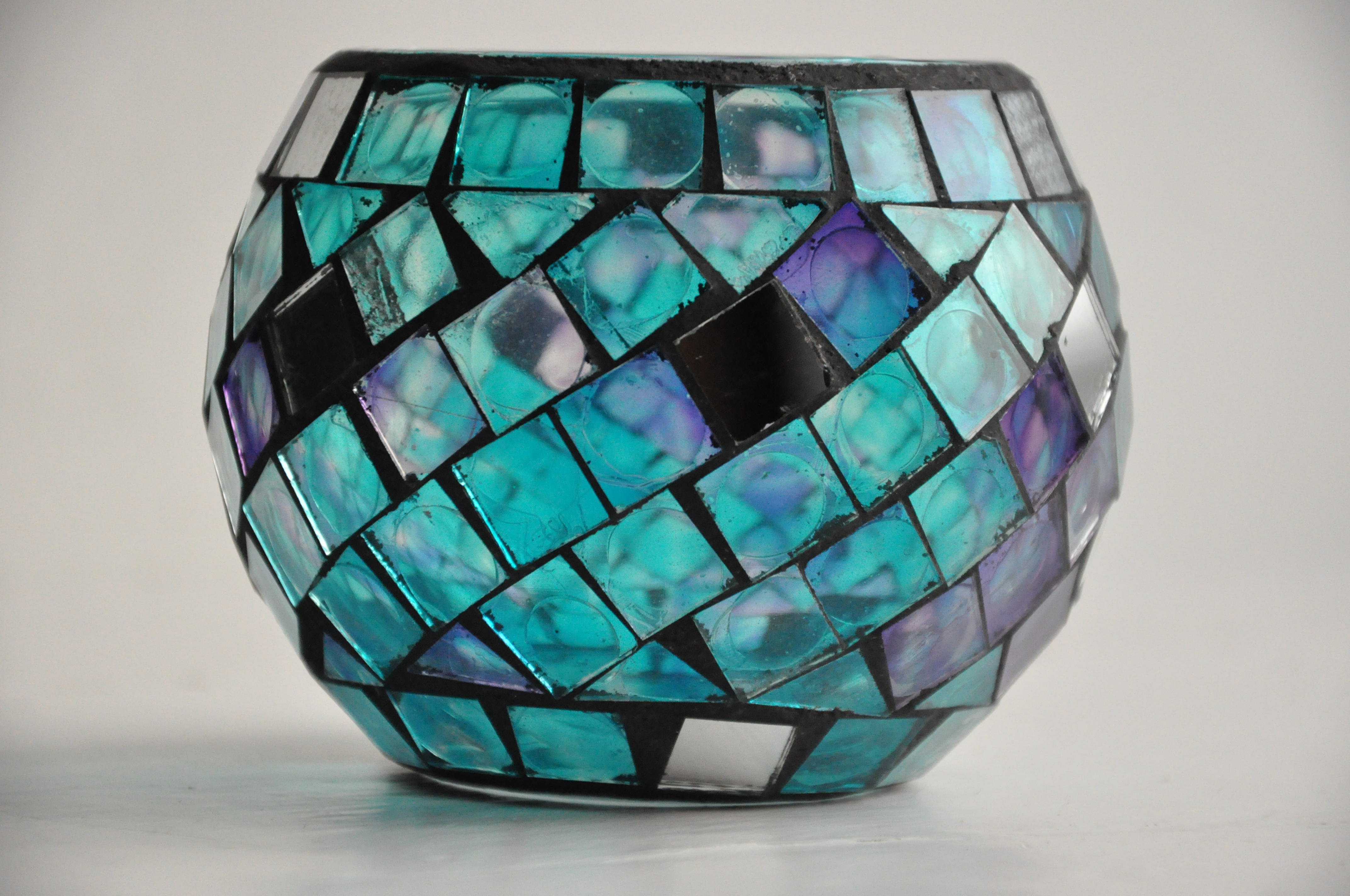 Stained glass tea light holder by Saxa van Eijnsbergen · 365 Project
