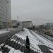 Snow at the TGB by parisouailleurs