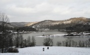 24th Jan 2014 - Snow by the lake