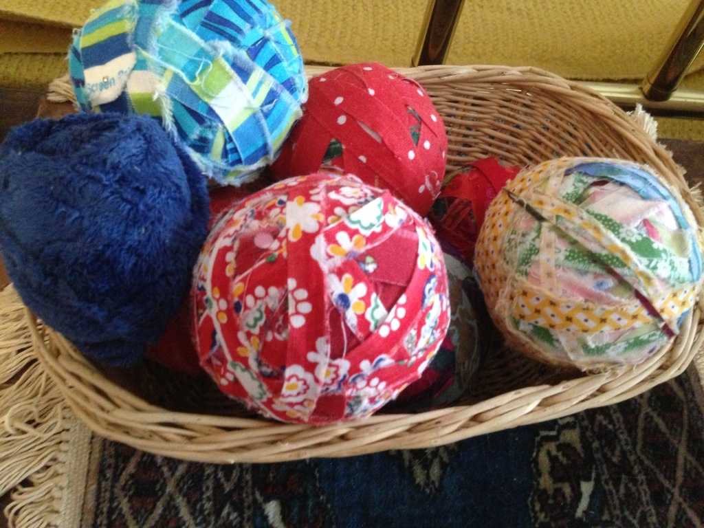 fabric balls by wiesnerbeth