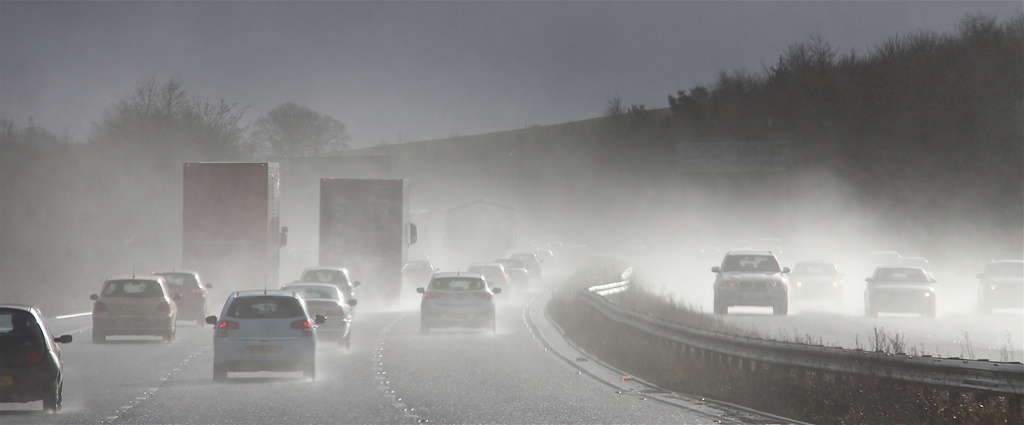 Dirty Weather on the M1 by daffodill