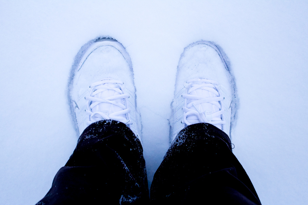 Two Feet in Snow by rayas