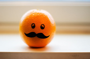 29th Jan 2014 - Mustache on an orange