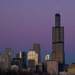 Chicago Skyline through the Frigid Air by jyokota