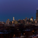 Frozen Chicago Skyline by jyokota