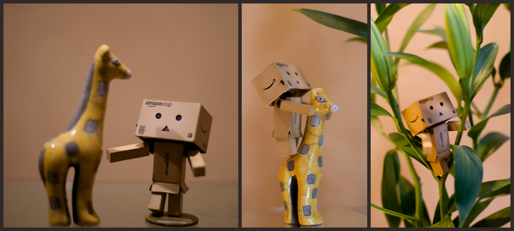 Danbo and Giraffe Have an Adventure by taffy
