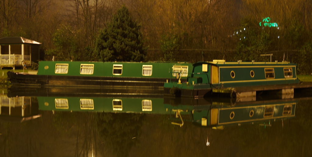 GREEN BARGES  by markp