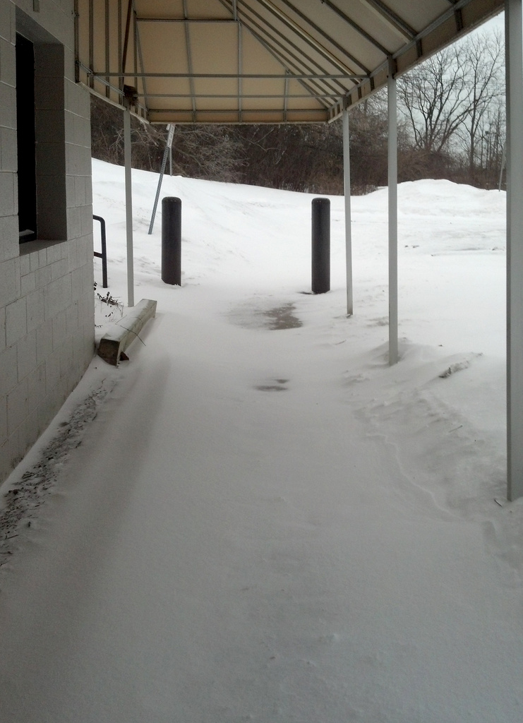 Snowy Sidewalk by houser934