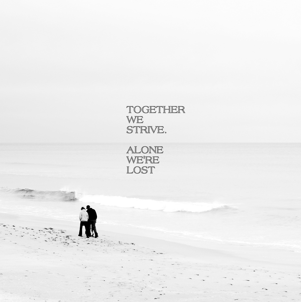 Together we strive.... Alone we're lost by joemuli