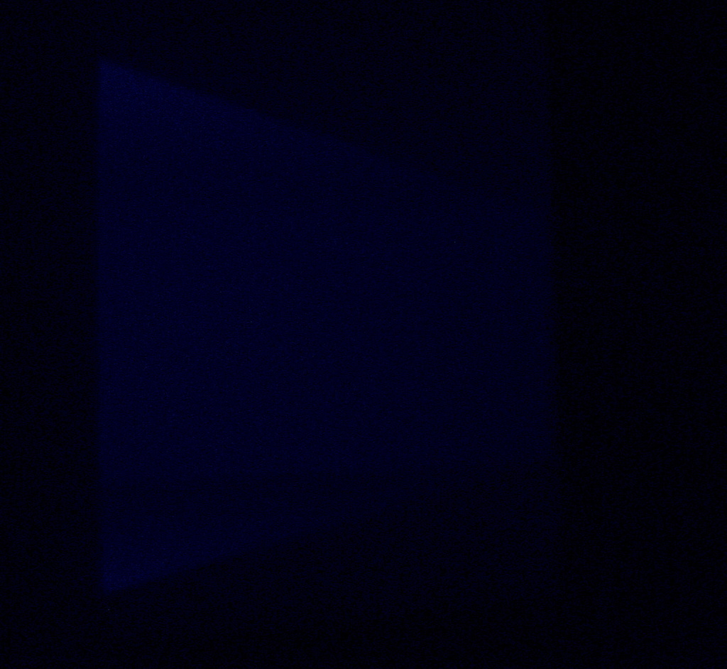 My own  Suprematist Composition : Blue square on black  by pyrrhula