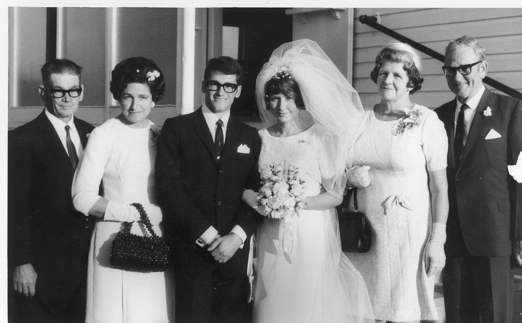 Wedding Day - Bride & Groom and Parents   - 20th September 1969 by loey5150