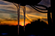 3rd Feb 2014 - Icicles in the Sunset