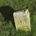 Morven Park-boundary marker 1822 by padlock