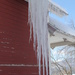 Icicles on Old House by harbie