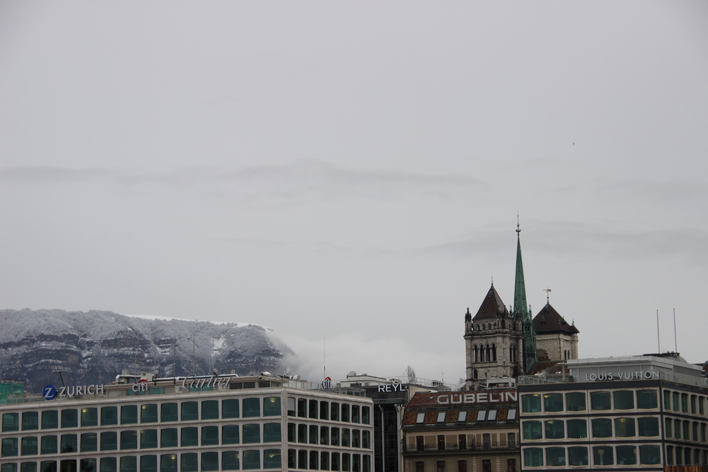 Grey day at Geneva, Switzerland by belucha