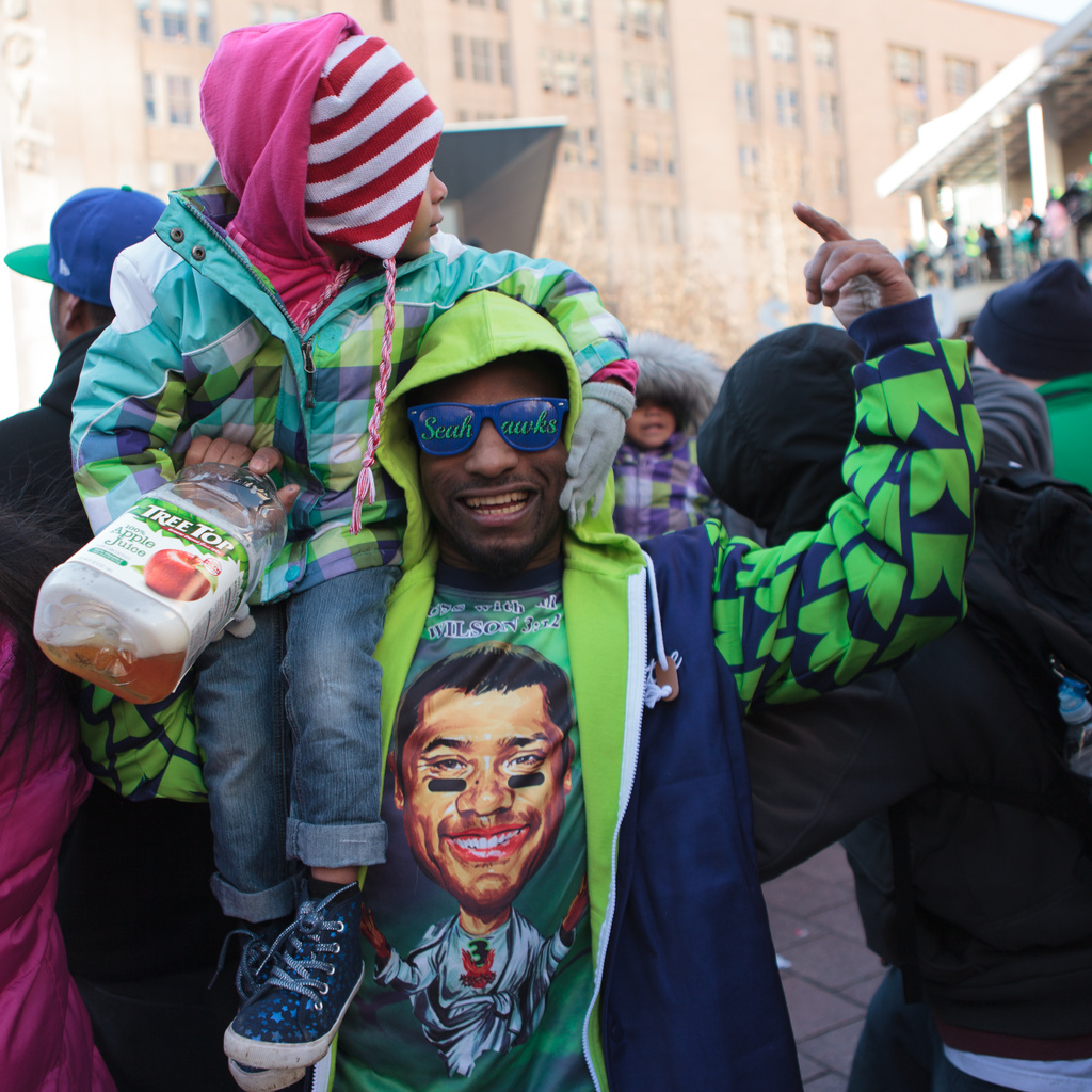 Seahawks Celebration Super Bowl  Parade At Westlake Plaza! by seattle