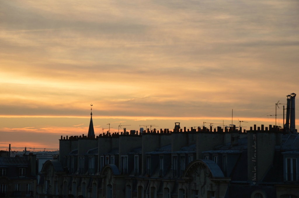 Paris' roofs by parisouailleurs