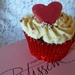 P1030614 fun in february word cupcake. Red velvet valentine cupcake by wendyfrost