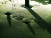 9th Feb 2014 - Fire Pit, Snow Sparkles and Shadows