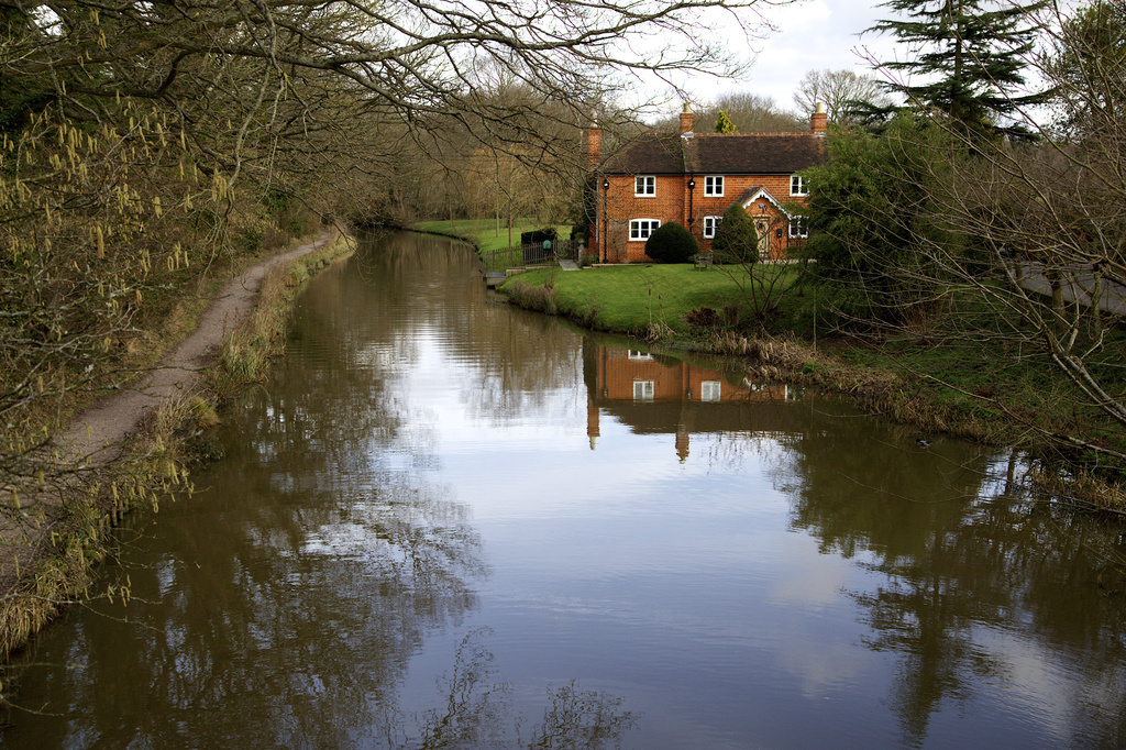 Canal side cottage by nicolaeastwood