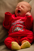 6th Feb 2014 - Ok now that Carter has made you yawn doesn't he make the cutest Montreal Canadiens fan.