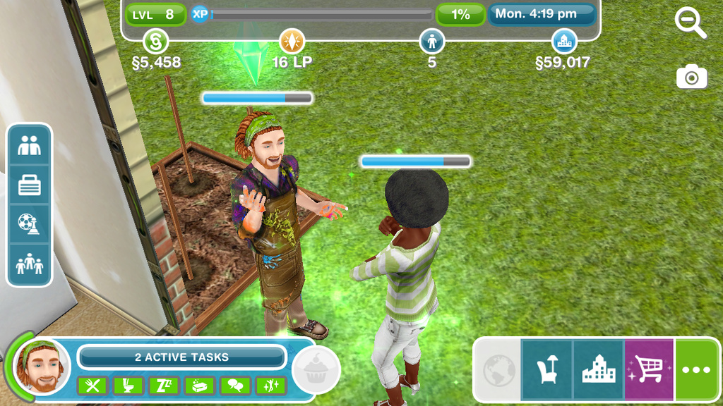 Sims on Iphone by labpotter