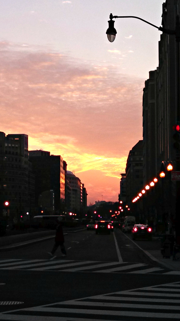 DC Sunset 9th and NY by lifepause