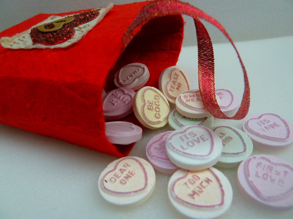 February word - Candy.  Love Bag by wendyfrost