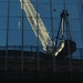 Reflection of a crane by gigiflower