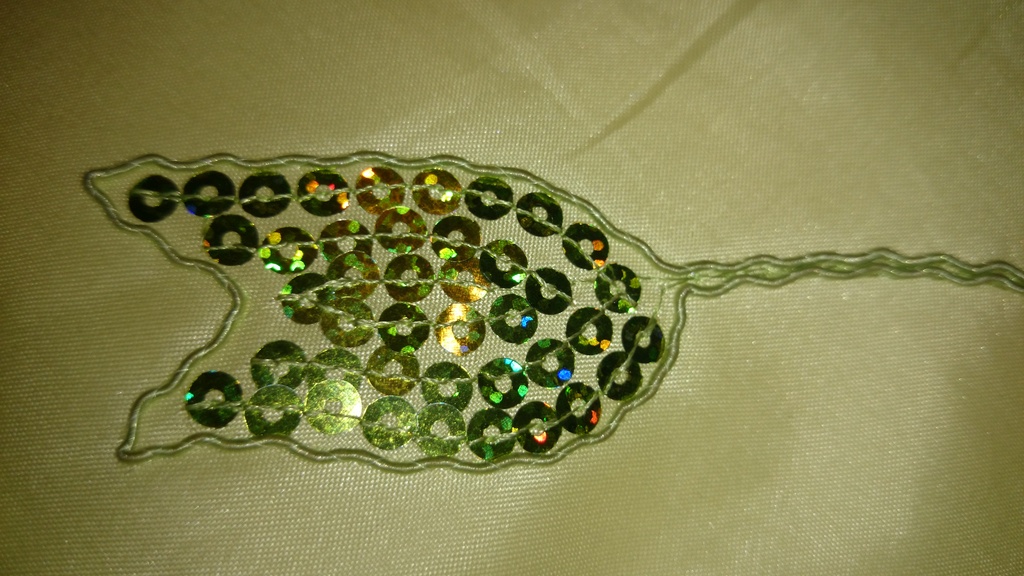 sequinned leaf by dianeburns