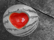 7th Feb 2014 - Even Watermelons Have A Heart!