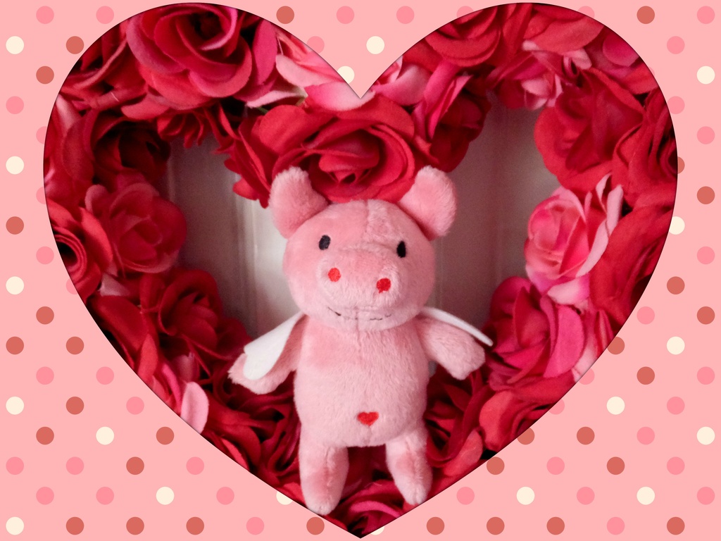 Cupig says Happy Valentines Day by linnypinny