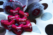 13th Feb 2014 - Ted's love hearts