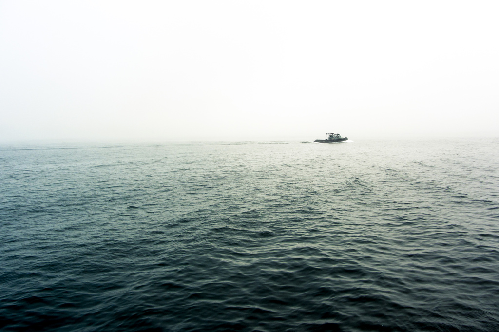 Friday, fog, ferry. by jgoldrup