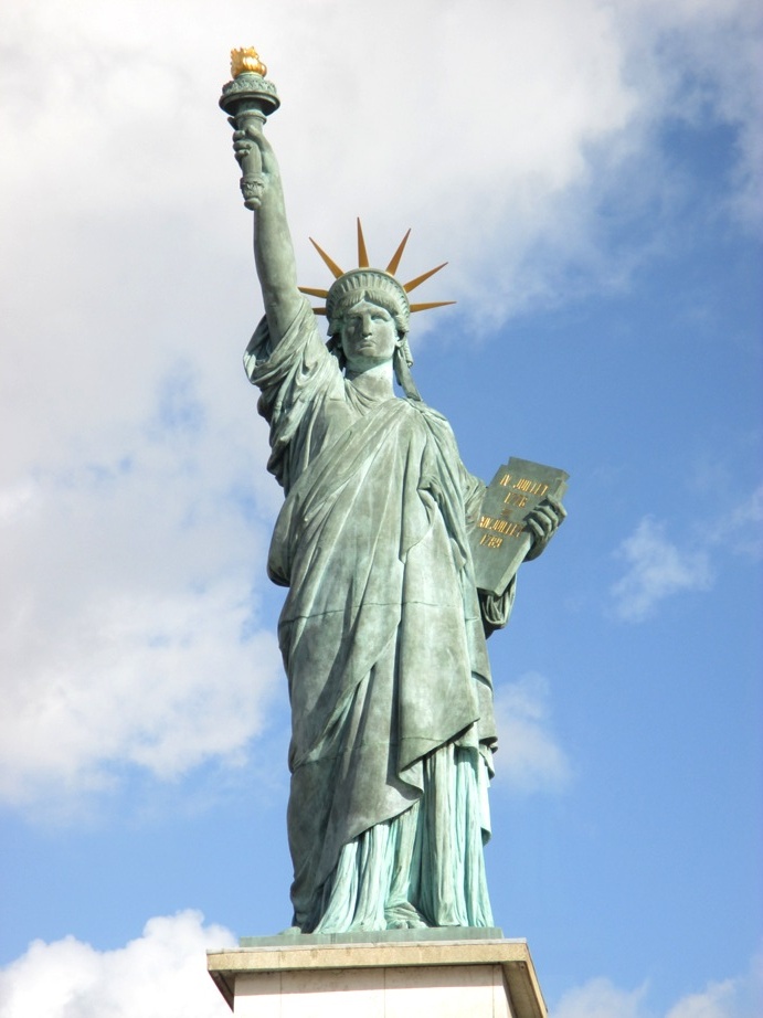 Paris' Statue of Liberty by fishers