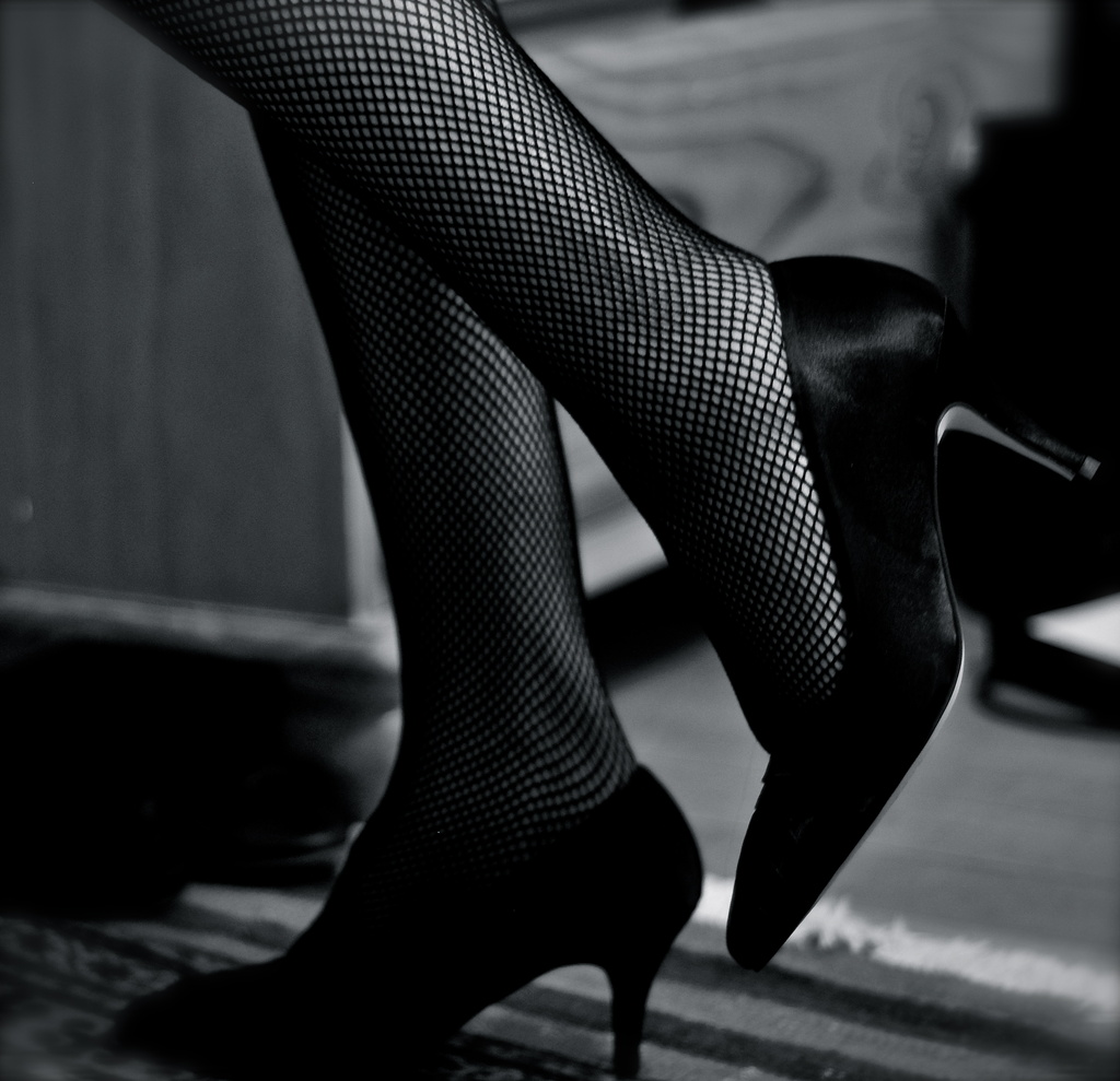 Fishnets and heels by brigette