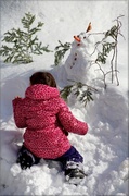 20th Feb 2014 - Making A Snowman