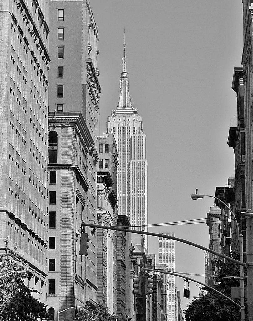 Empire State Building from 5th Avenue by soboy5