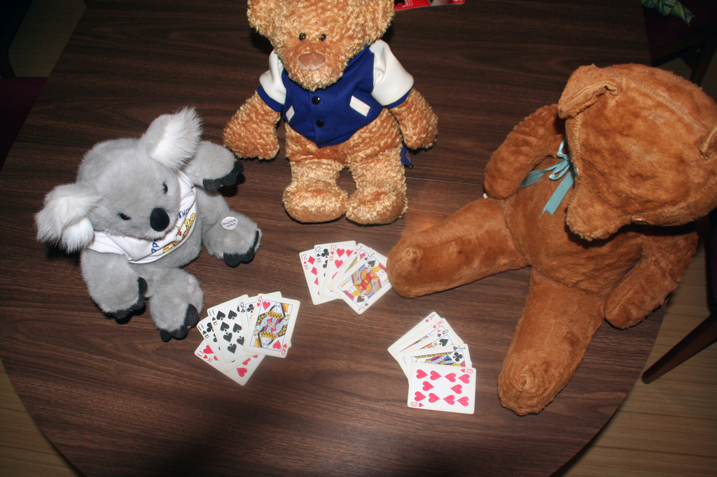 Bears Playing Poker by hjbenson