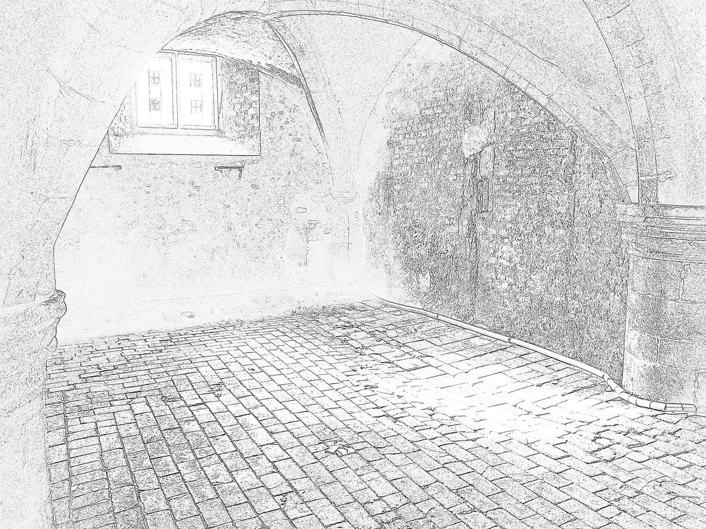 Mottisfont Abbey: the crypt by quietpurplehaze