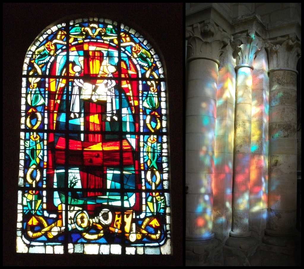 Stained Glass, St Pierre de Montmartre, Paris by fishers