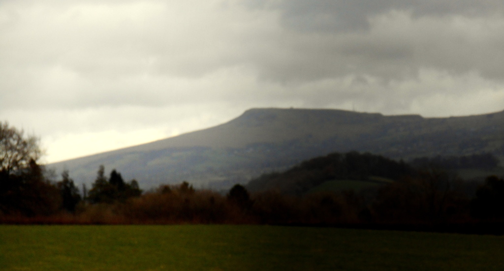 A cloudy sky over Clee Hill.... by snowy