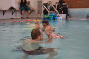 22nd Feb 2014 - Baby's first swim lesson, seriously the cutest thing ever.