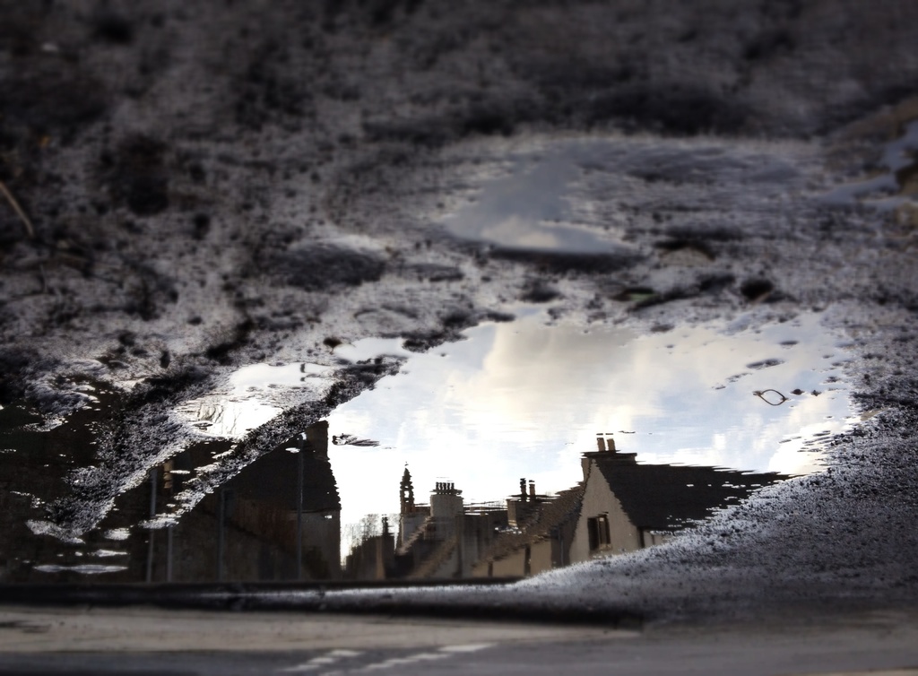 Queen street in a puddle by ingrid2101