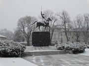 25th Feb 2014 - Simón Bolívar in Snowfall