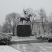 Simón Bolívar in Snowfall by khawbecker