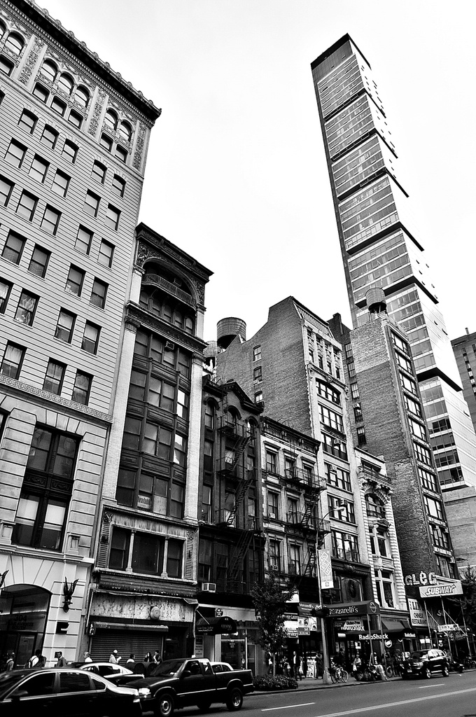 23rd street old and new architecture - vertical orientation by soboy5