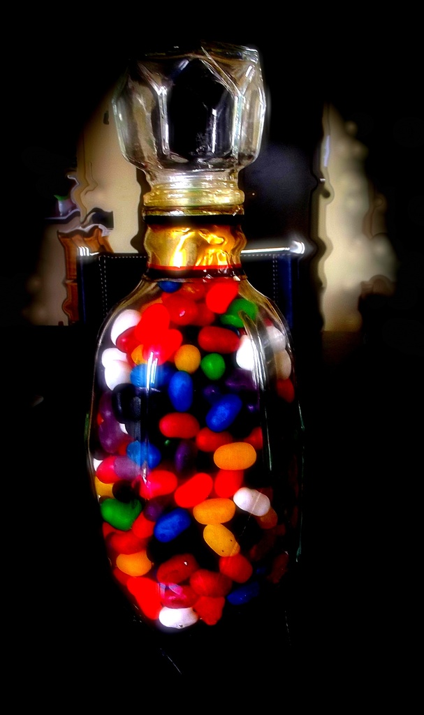 Bottle of many colours by maggiemae