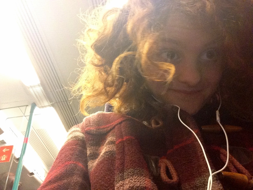 Train Selfie by naomi